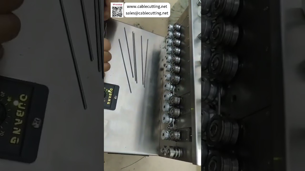 Mesin Pelurus Rod Logam Elektrik Berkualiti Tinggi untuk Perataan Bahan Aluminium Halus 2mm