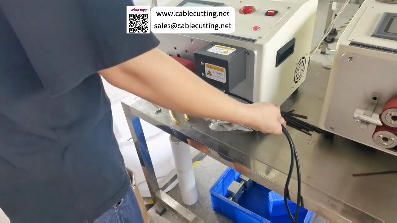 Mesin Pemotong Tiub Automatik untuk Diameter 1-20mm  Alat Pemprosesan Panjang Boleh Laras untuk Paip Lembut & Keras