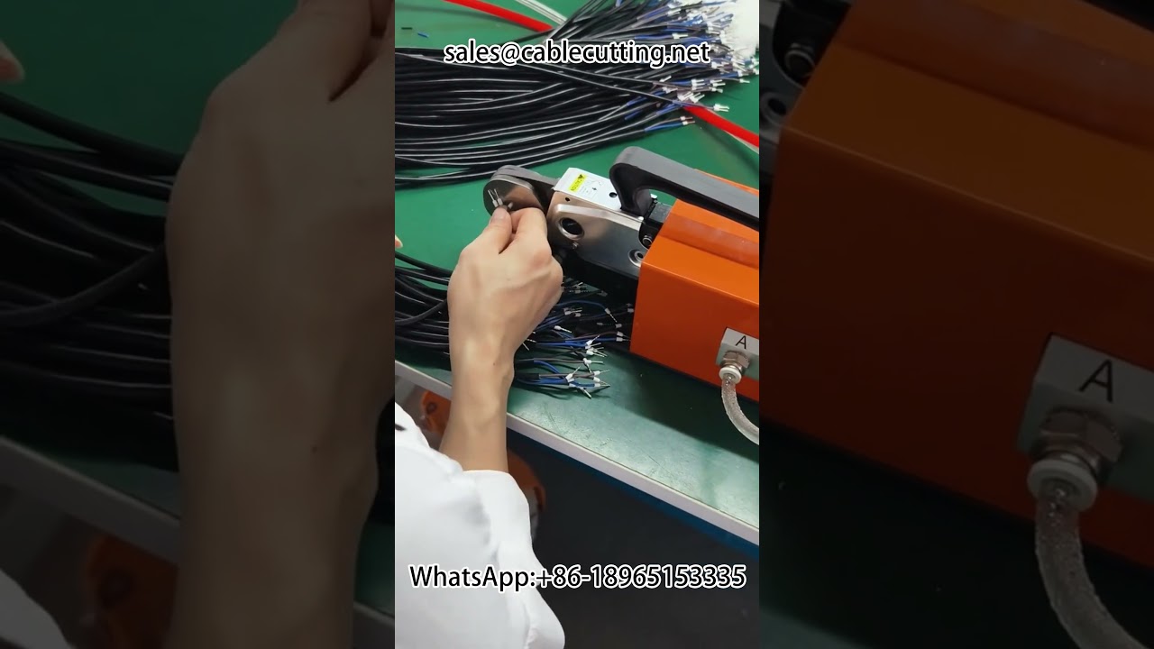 Mesin Crimping Terminal Tiub Segi Empat 0.25-10mm² - Ketepatan Tinggi untuk Automasi Kilang