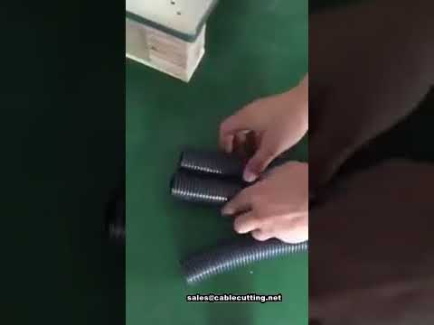 Professional Low Price YH B01, thick tubes split corrugated tubing pipe cutting machine